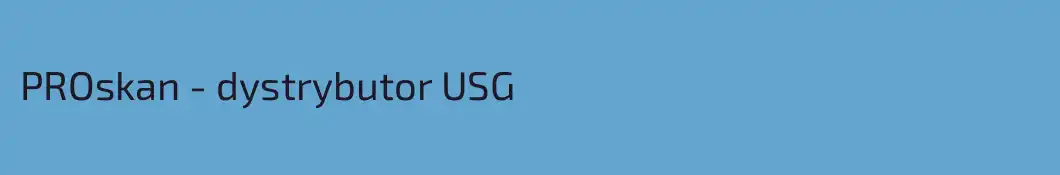 PROskan - dystrybutor USG